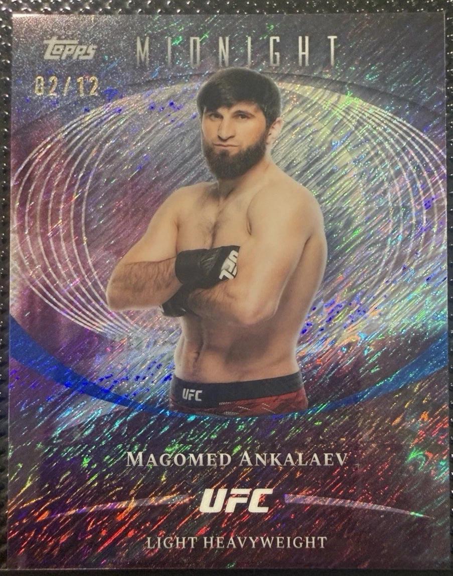 Magomed Ankalaev 2026 Topps Midnight UFC Base #25 Midnight