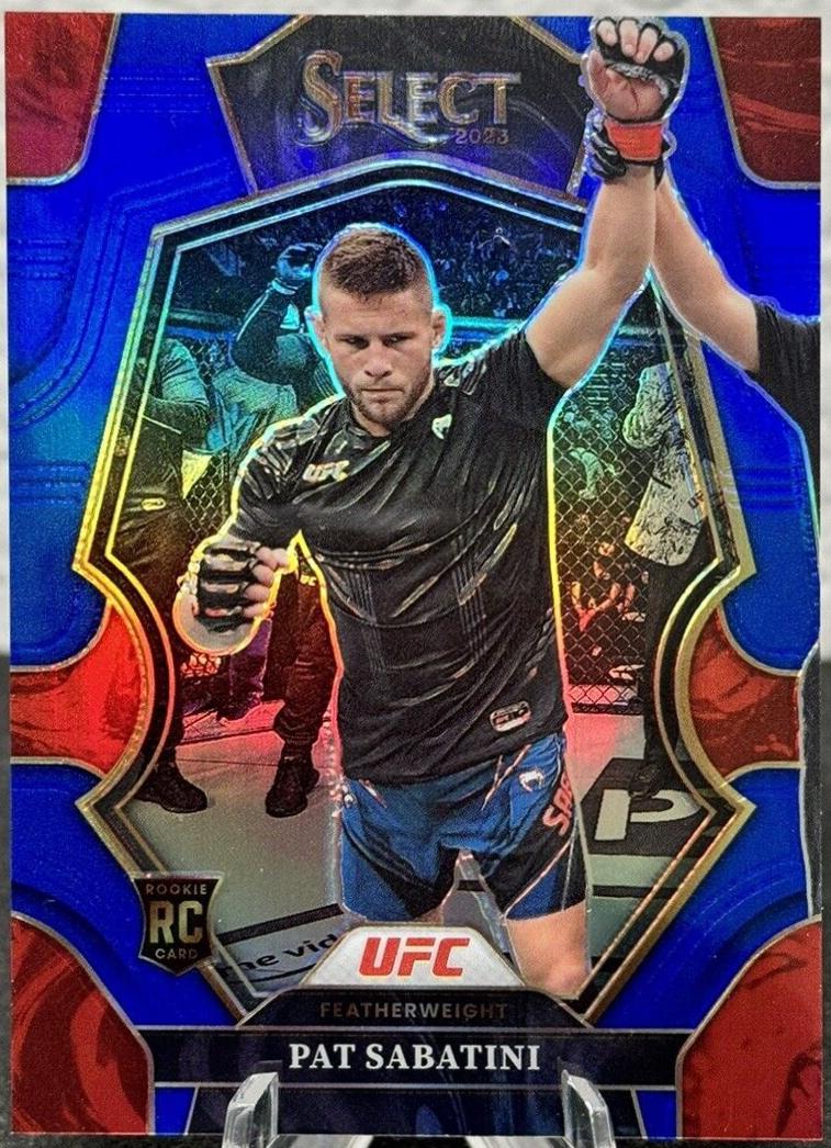 Patrick Sabatini 2023 Panini Select UFC Premier Level #129 Red Blue Prizm