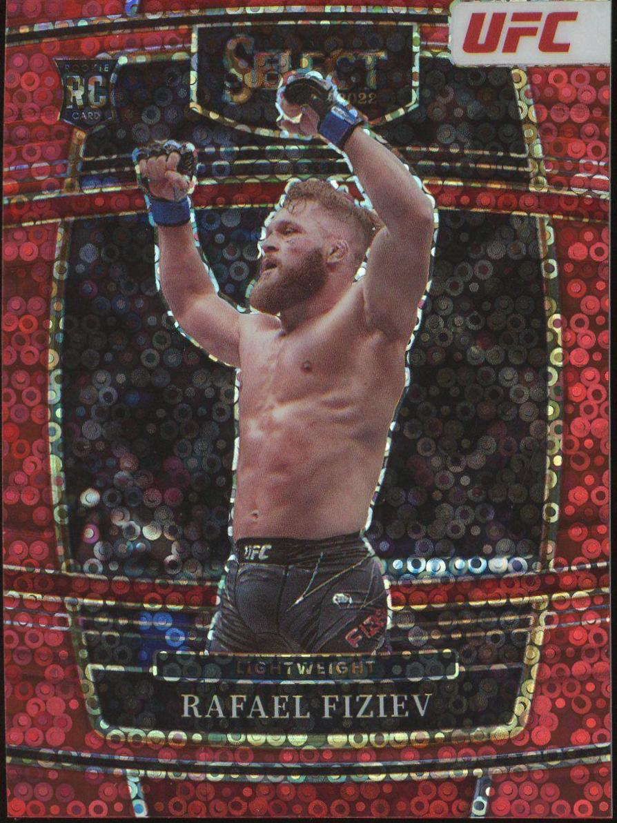 Rafael Fiziev 2022 Panini Select UFC Concourse #41 Red Disco