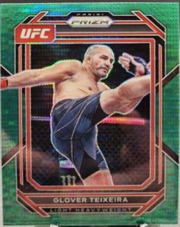 Glover Teixeira 2023 Panini Prizm UFC Base #147 Green Pulsar