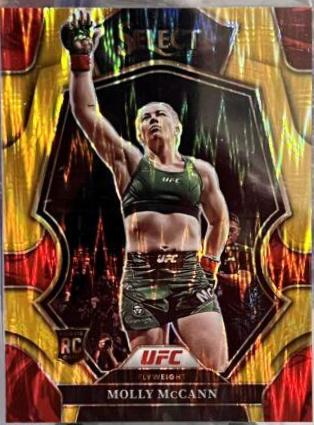 Molly McCann 2023 Panini Select UFC Octagonside #205 Gold