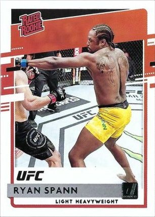 Ryan Spann 2021 Panini Chronicles UFC Base Donruss Rated Rookies #29 Blue