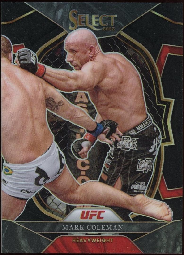 Mark Coleman 2023 Panini Select UFC Concourse #79 Black Blue
