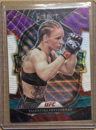 Valentina Shevchenko 2023 Panini Select UFC Concourse #5 Tri Color