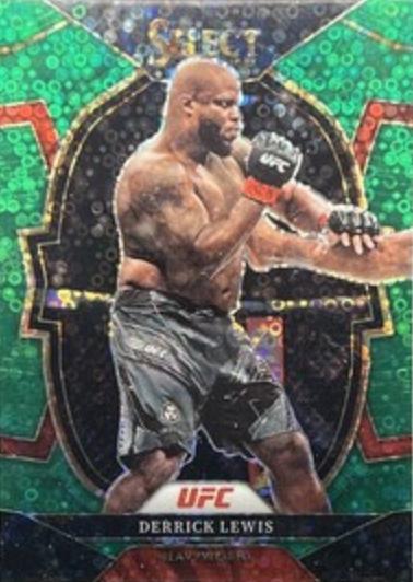 Derrick Lewis 2023 Panini Select UFC Concourse #72 Green Disco
