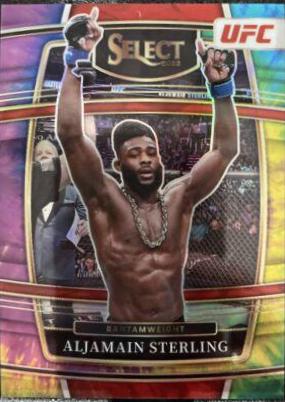 Aljamain Sterling 2022 Panini Select UFC Concourse #57 Tie Dye