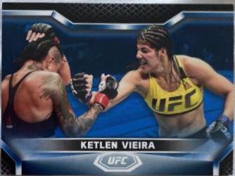 Ketlen Vieira 2020 Topps UFC Knockout Base #44 Blue