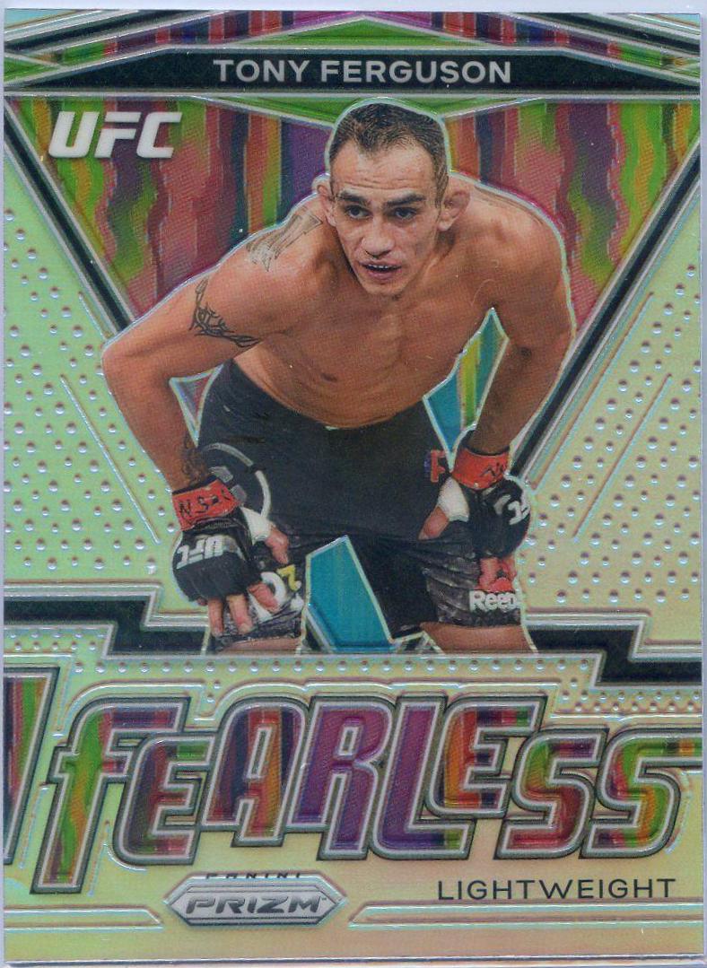 Tony Ferguson 2021 Panini Prizm UFC Fearless #14 Silver