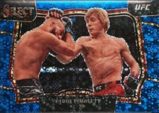 Paddy Pimblett 2023 Panini Select UFC Octagonside #225 Blue Disco