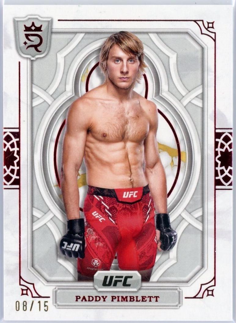 Paddy Pimblett 2024 Topps Royalty UFC Base #4 Red