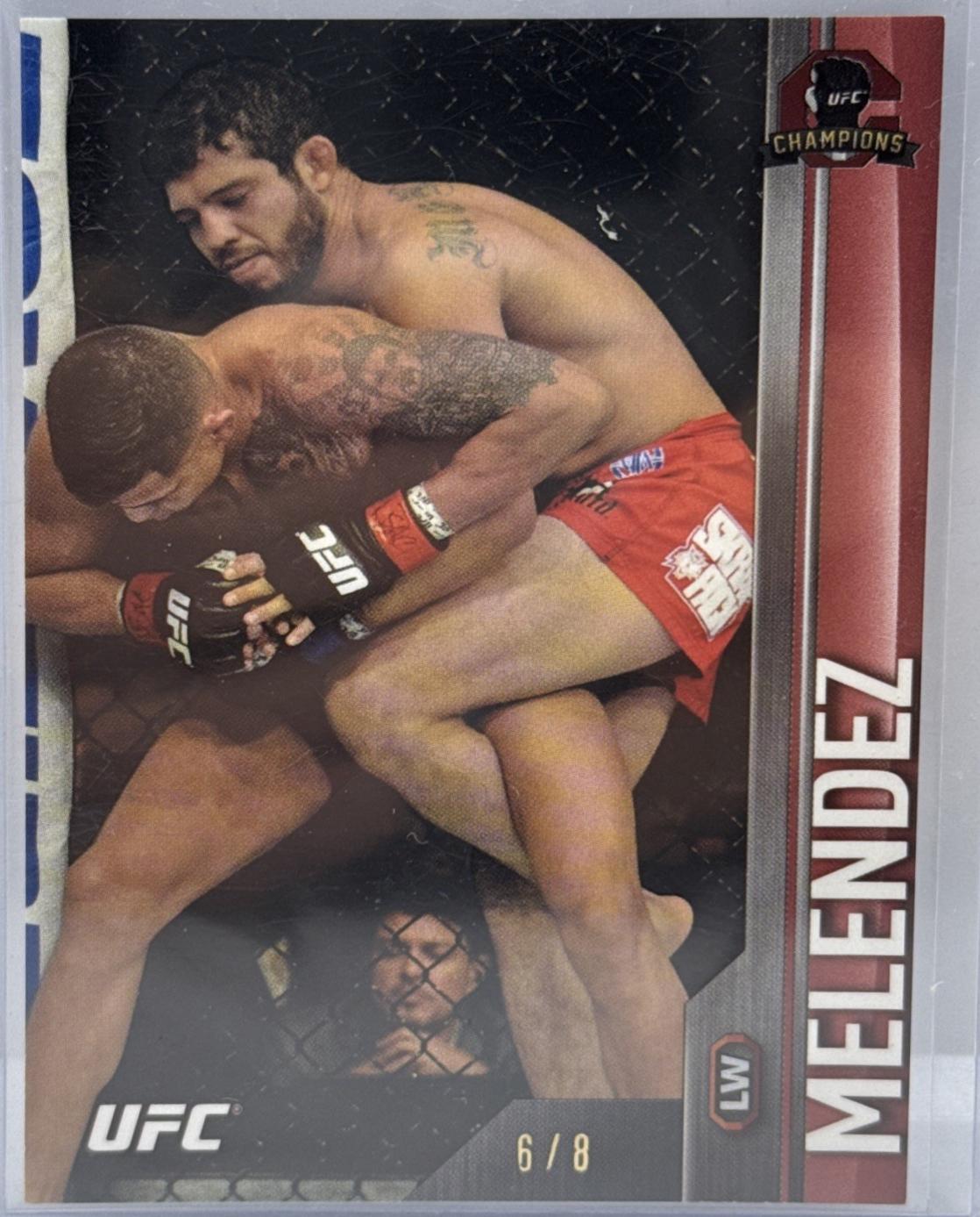 Gilbert Melendez 2015 Topps UFC Champions Base #141 Red