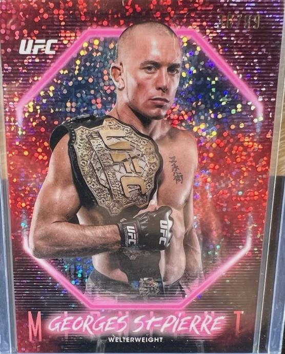 Georges St-Pierre 2025 Topps Midnight UFC Base #10 Twilight