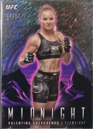 Valentina Shevchenko 2024 Topps Midnight UFC Base #41 Midnight
