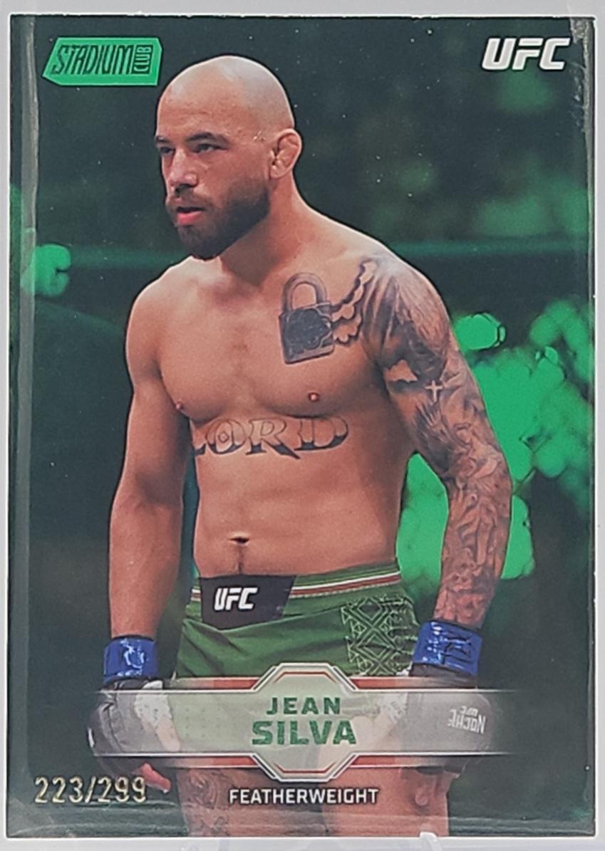 Jean Silva 2026 Topps Stadium Club UFC Base #47 Green