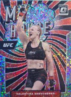 Valentina Shevchenko 2022 Panini Donruss Optic UFC My House #23 White Sparkle