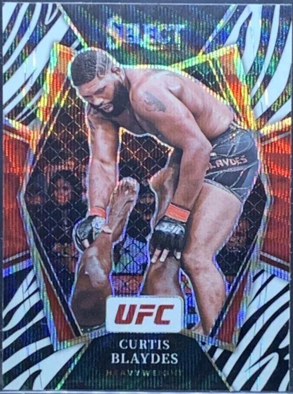 Curtis Blaydes 2022 Panini Select UFC Premier Level #184 Zebra