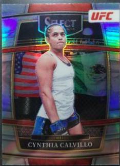 Cynthia Calvillo 2022 Panini Select UFC Concourse #70 Silver