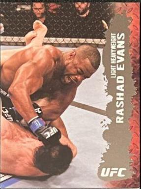 Rashad Evans 2009 Topps UFC Round 2 Base #44 Silver