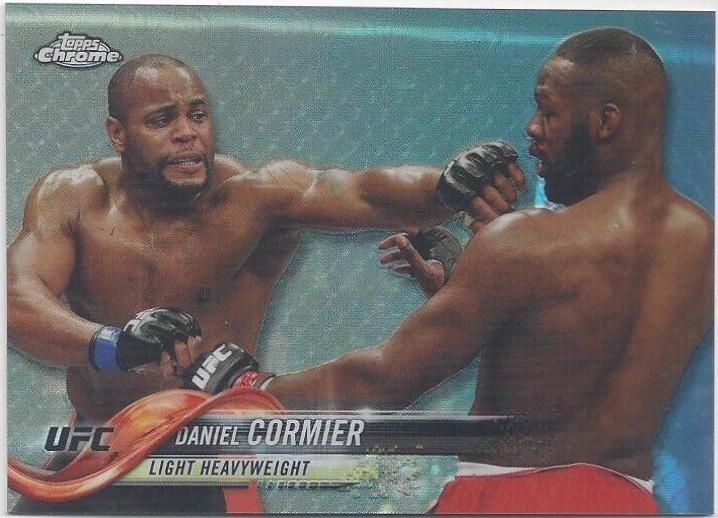 Daniel Cormier 2018 Topps Chrome UFC Base #50 Refractor
