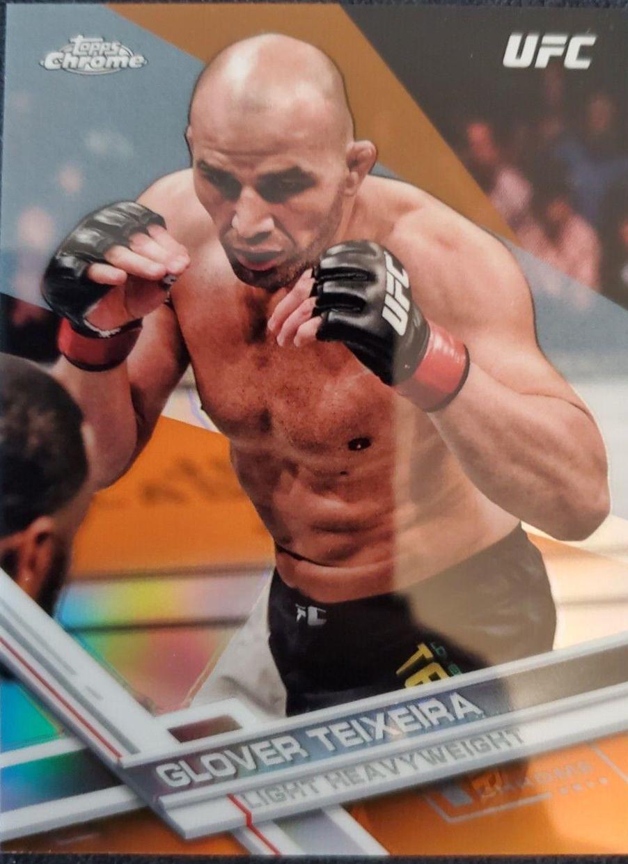 Glover Teixeira 2017 Topps Chrome UFC Base #40 Orange