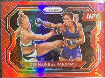 Germaine de Randamie 2021 Panini Prizm UFC Base #168 Red