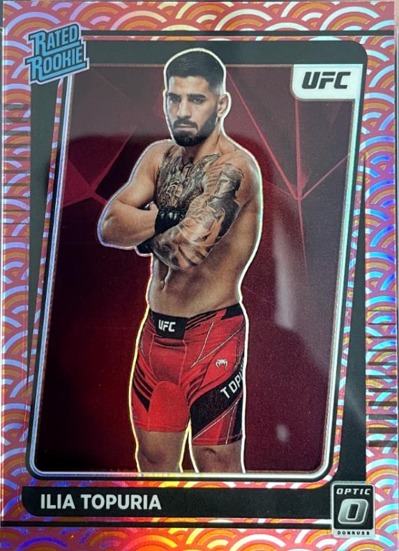 Ilia Topuria 2022 Panini Donruss Optic UFC Base #110 Photon