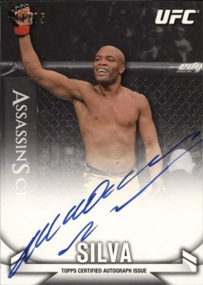 Anderson Silva 2013 Topps UFC Knockout Knockout Autographs #KA-AS Red
