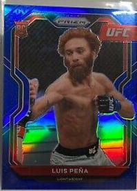 Luis Pena 2021 Panini Prizm UFC Base #27 Blue