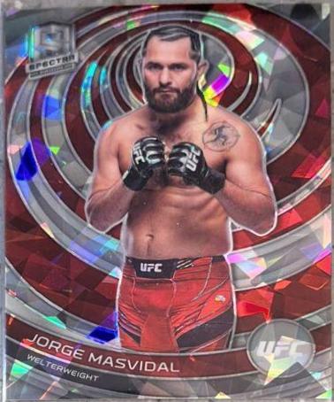Jorge Masvidal 2023 Panini Chronicles UFC Base Spectra #384 Silver