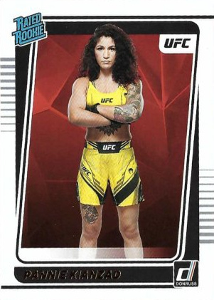 Pannie Kianzad 2022 Panini Donruss UFC Base #220 Holo Black Laser