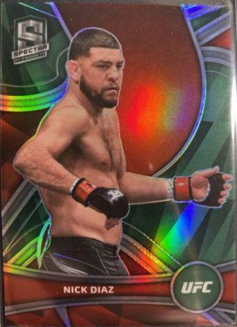 Nick Diaz 2022 Panini Chronicles UFC Base Spectra #378 Green