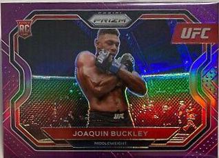 Joaquin Buckley 2021 Panini Prizm UFC Base #190 Purple