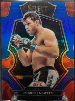 Forrest Griffin 2023 Panini Select UFC Premier Level #195 Blue Disco