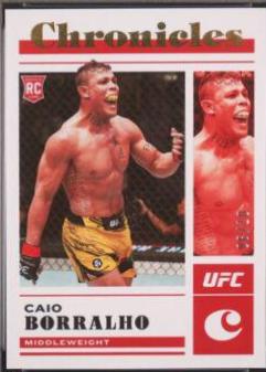 Caio Borralho 2023 Panini Chronicles UFC Base Chronicles #76 Gold