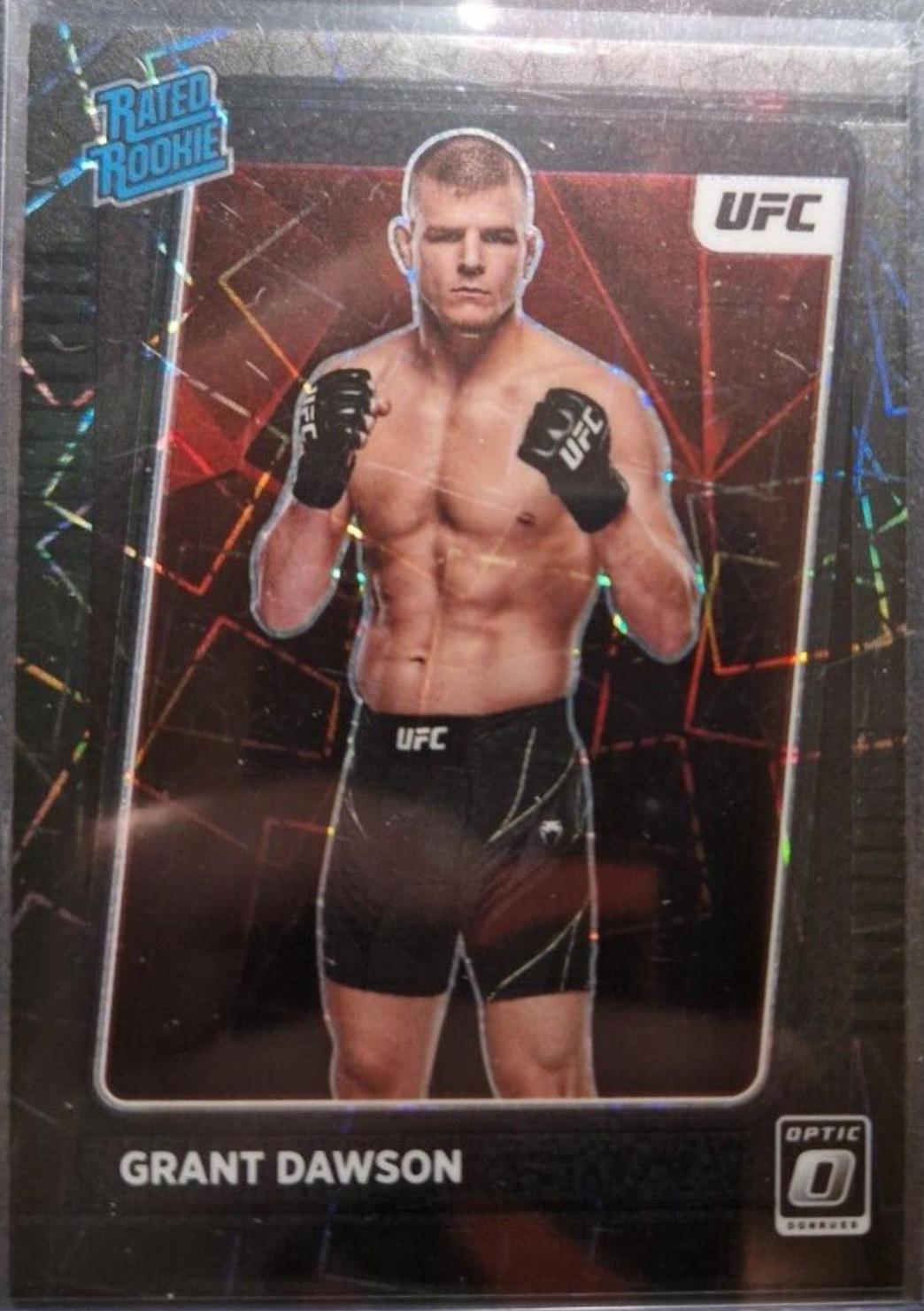 Grant Dawson 2022 Panini Donruss Optic UFC Base #101 Black Velocity