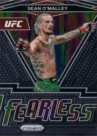 Sean O'Malley 2022 Panini Prizm UFC Fearless #3 Black