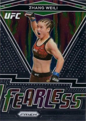 Zhang Weili 2021 Panini Prizm UFC Fearless #20 Silver