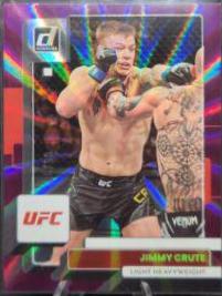 Jimmy Crute 2023 Panini Donruss UFC Base #4 Purple Laser
