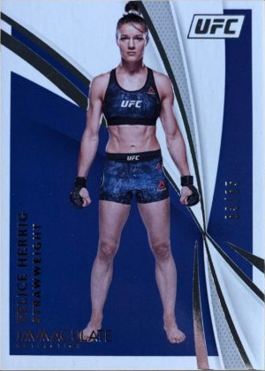 Felice Herrig 2021 Panini Immaculate UFC Base #82 Platinum