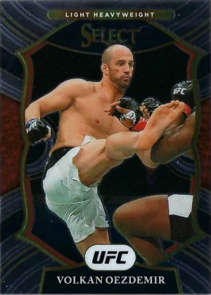Volkan Oezdemir 2021 Panini Select UFC Concourse #53 Green Disco