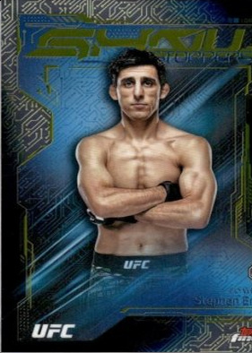Stephen Erceg 2025 Topps Finest UFC Showstoppers #SS-23 Red Refractor