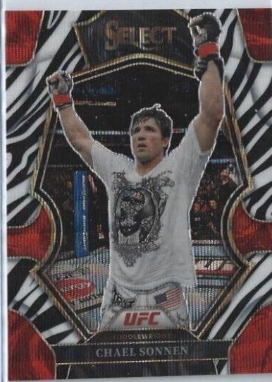 Chael Sonnen 2023 Panini Select UFC Premier Level #185 Zebra