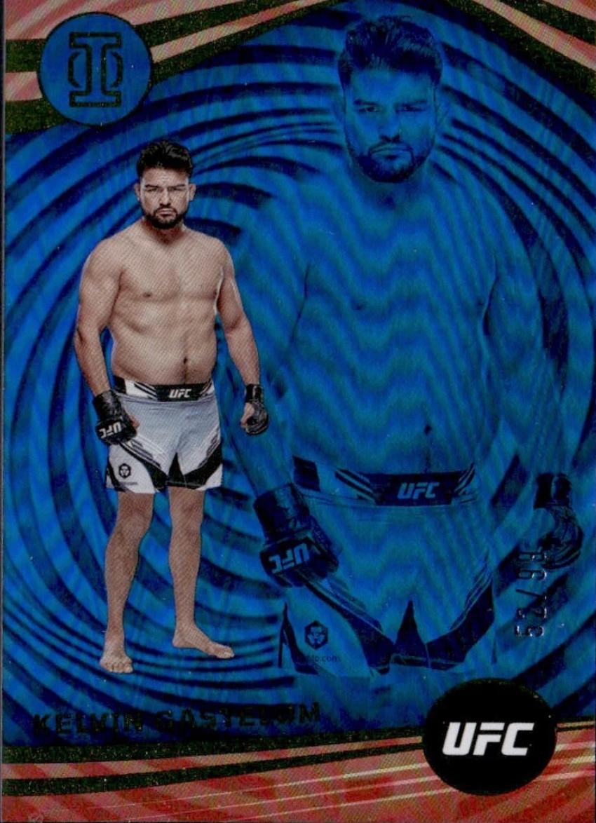 Kelvin Gastelum 2023 Panini Chronicles UFC Base Illusions #263 Blue