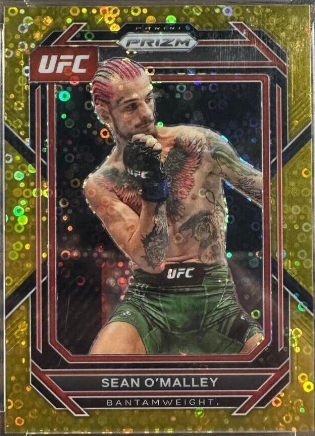 Sean O'Malley 2023 Panini Prizm Under Card UFC Base #156 Gold