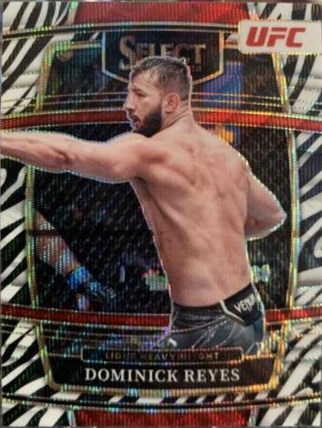 Dominick Reyes 2022 Panini Select UFC Concourse #48 Zebra