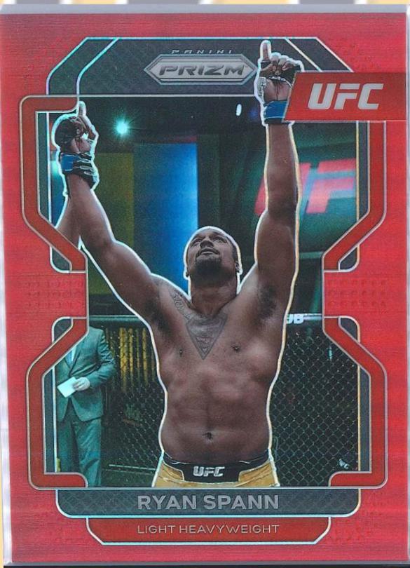 Ryan Spann 2022 Panini Prizm UFC Base #152 Red