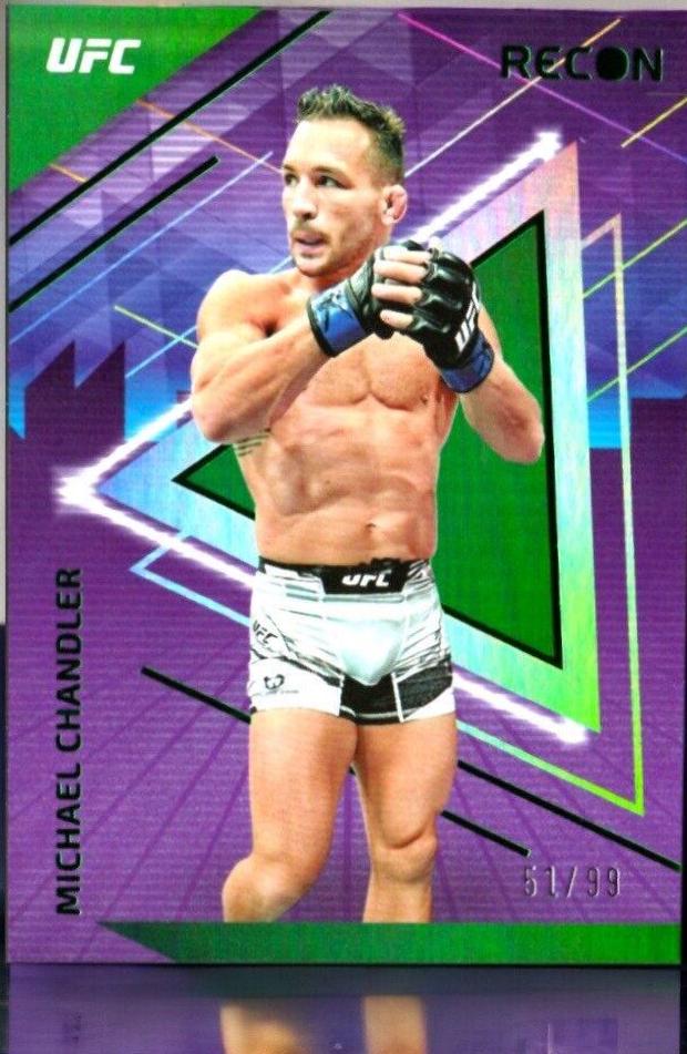 Michael Chandler 2022 Panini Chronicles UFC Base Recon #230 Green