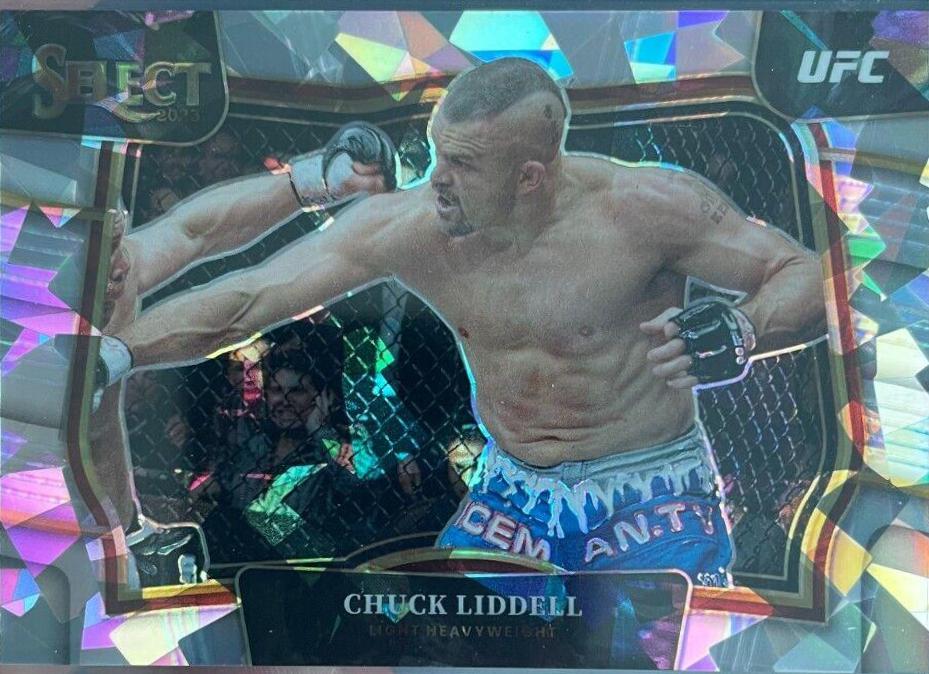 Chuck Liddell 2023 Panini Select UFC Octagonside #276 Cracked Ice