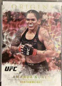 Amanda Nunes 2021 Panini Chronicles UFC Base Origins #39 Asia Gold