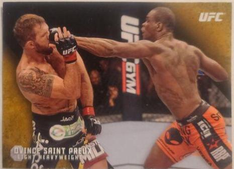 Ovince Saint Preux 2015 Topps UFC Knockout Base #39 Gold